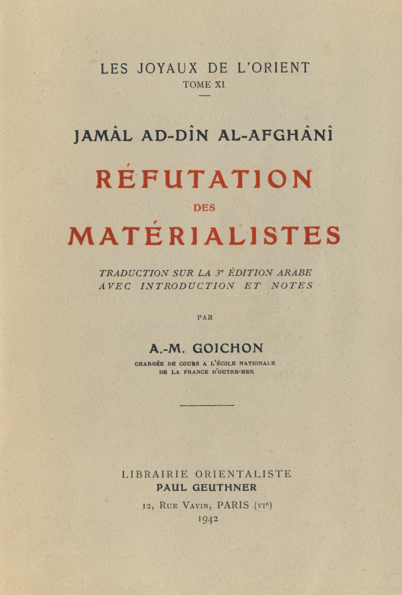 Réfutation des matérialistes