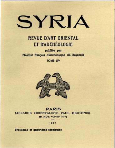 Syria 54-3-4