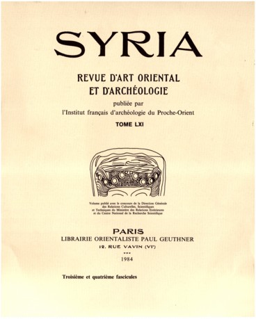 Syria 61-3-4